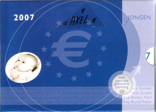 (afbeelding voor) Babyset Nederland 2007 boy BU